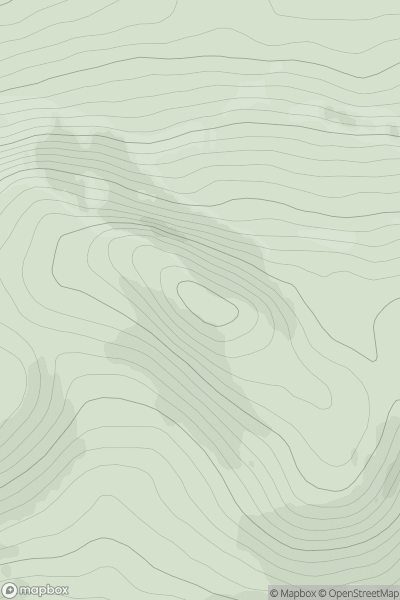 Thumbnail image for Meall nan Damh [Kyle of Lochalsh to Garve] showing contour plot for surrounding peak